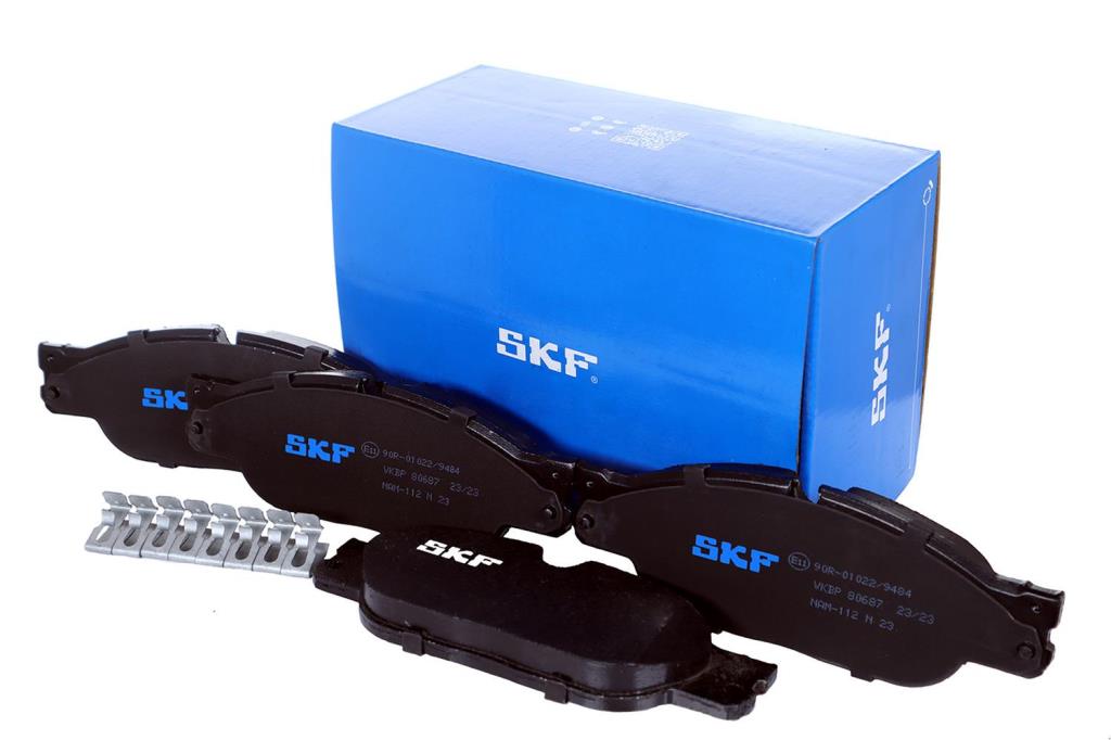 Jeu de 4 plaquettes de frein SKF ref. VKBP 80687